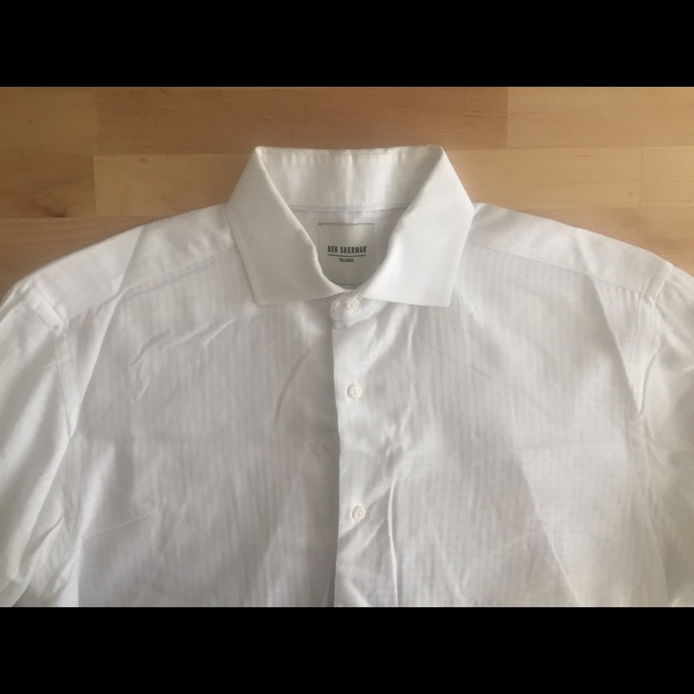 🛑SOLD❌Ben Sherman white dress shirt